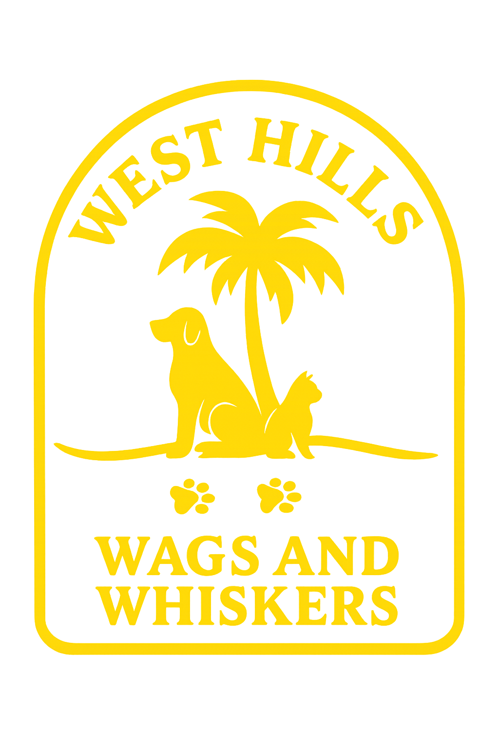 West Hills Wags & Whiskers Logo